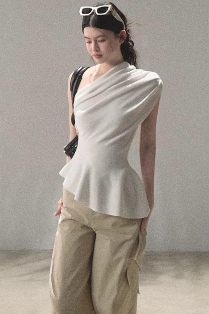 화이트 비대칭 리오셀 탑