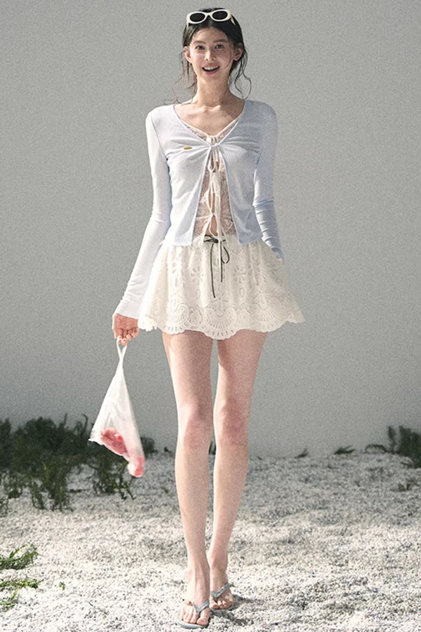 Lace Hollow-Out Top