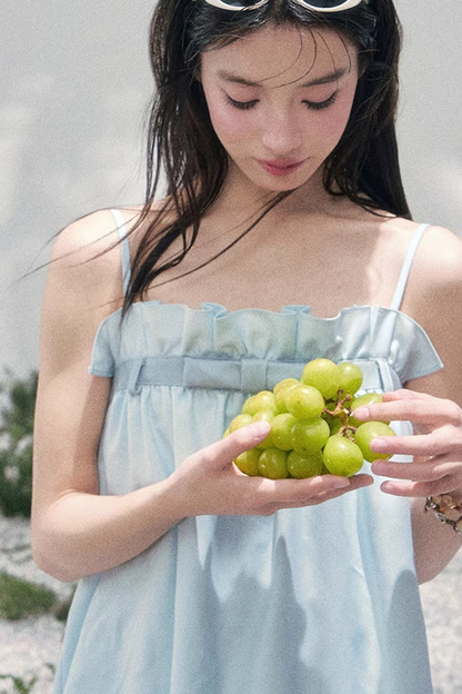 Bouquet-ähnliches Spitzen-Babydoll-Oberteil