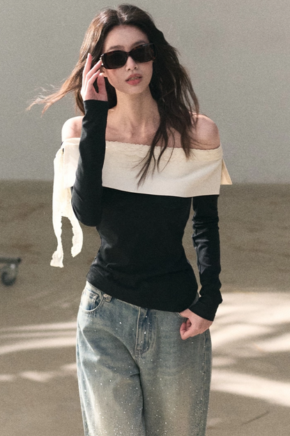 Sicilian Lace Knit Top Pants Set