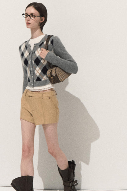 Night Woolen Short Pants