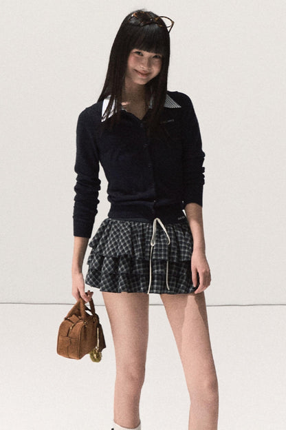 Slim Fit Wool Knit Top