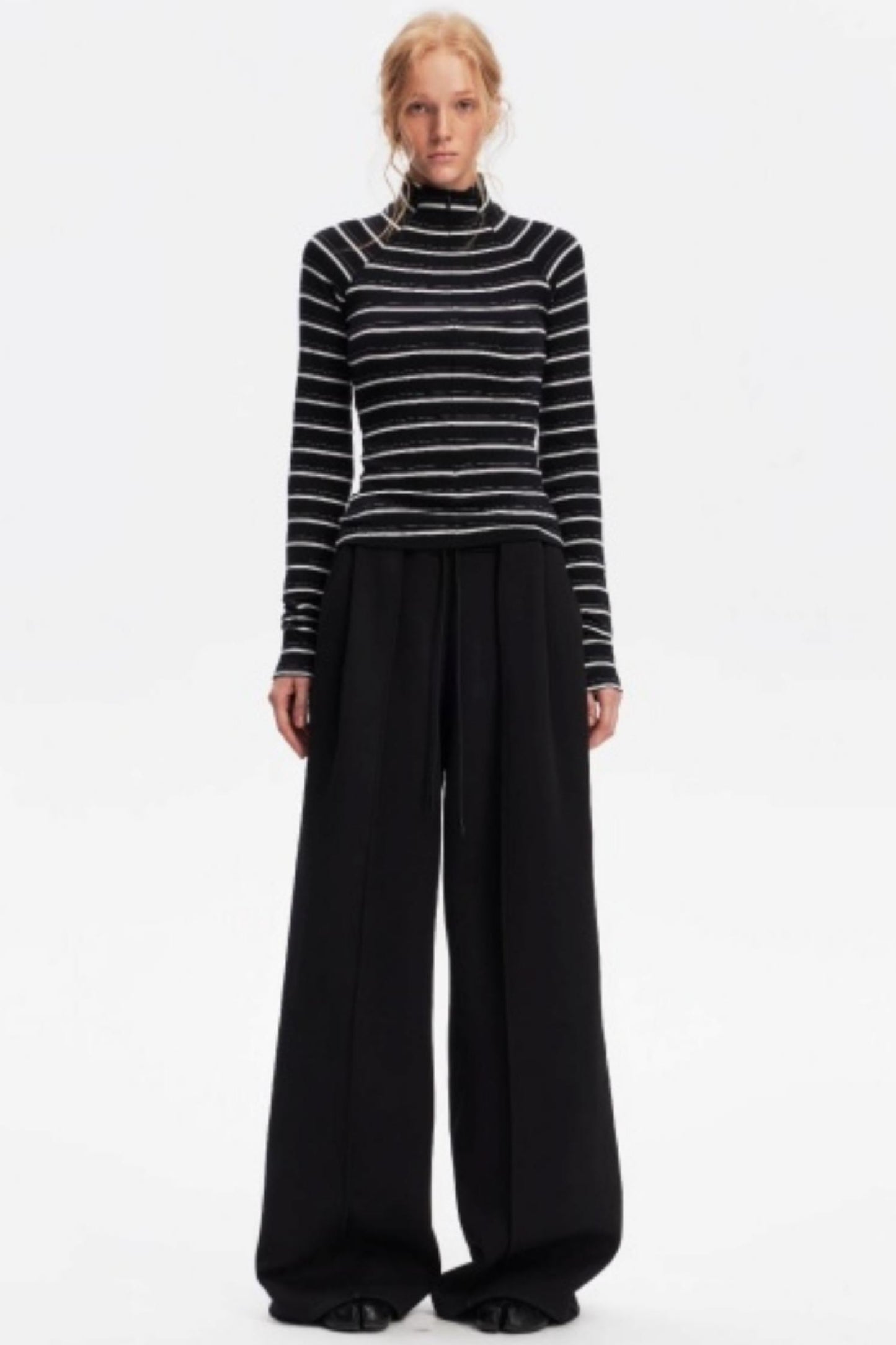 Vintage Striped Slim Knit Top