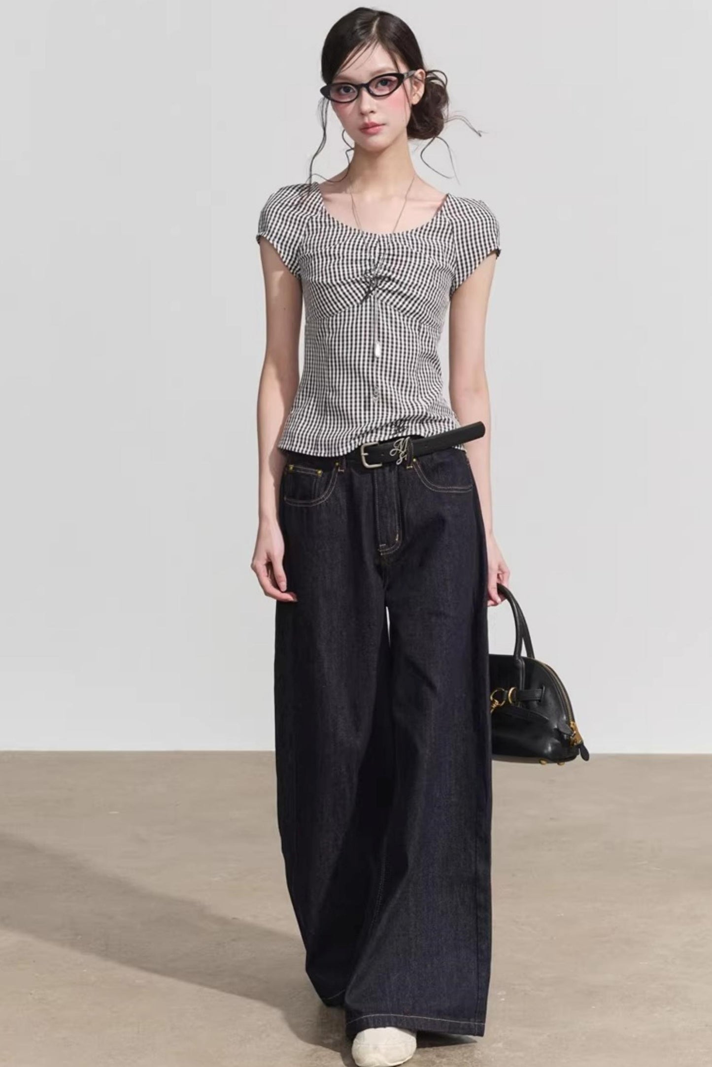 Plaid Summer Slim Top