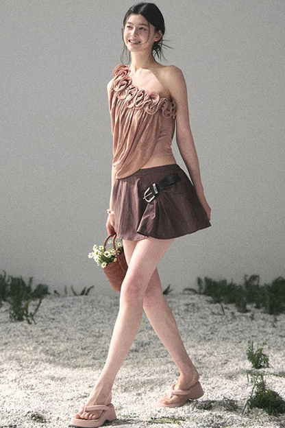 Ruffled Off-Shoulder Top