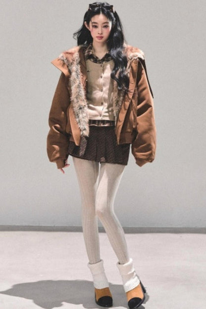 Plush Winter Padded Coat