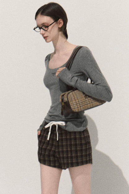 Skin Emotion Wool Knitted Top