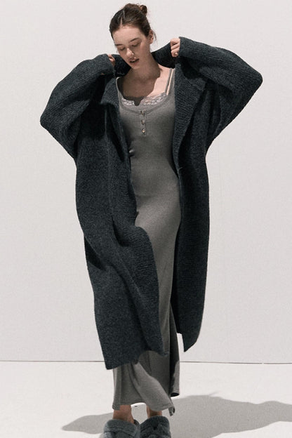 Lace Stitched Knit Waist Dress