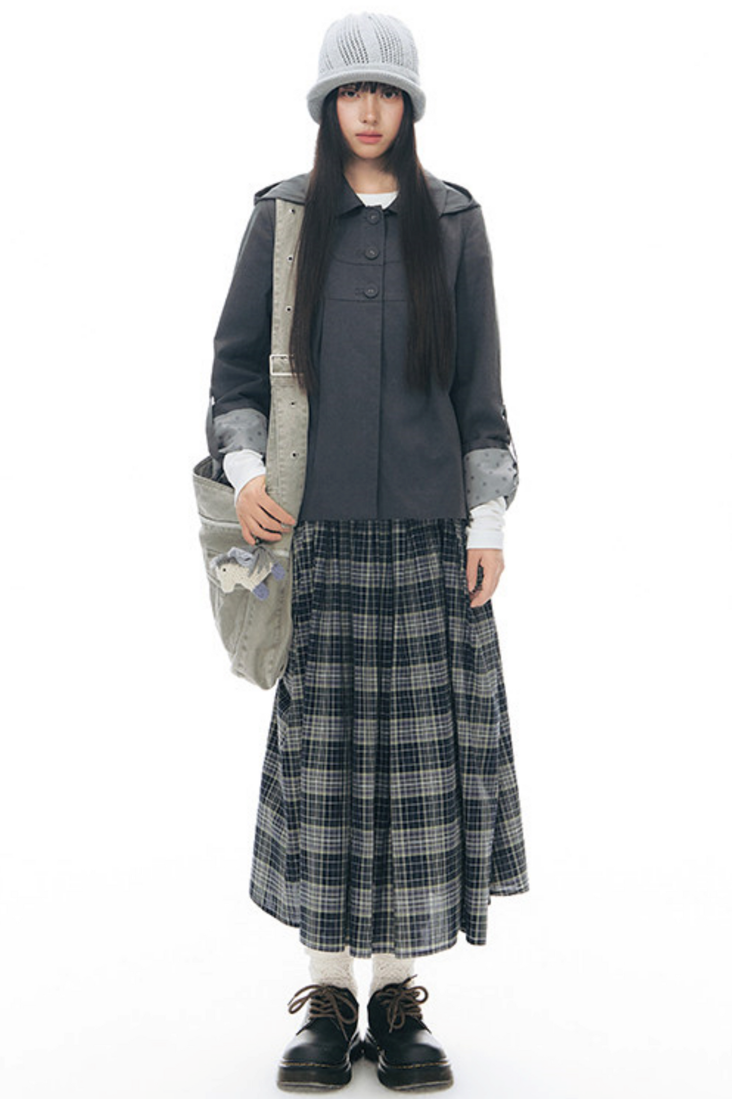 Decorative Button Layered Top