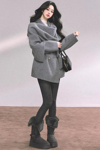 Hepburn Double-Sided Wool Coat
