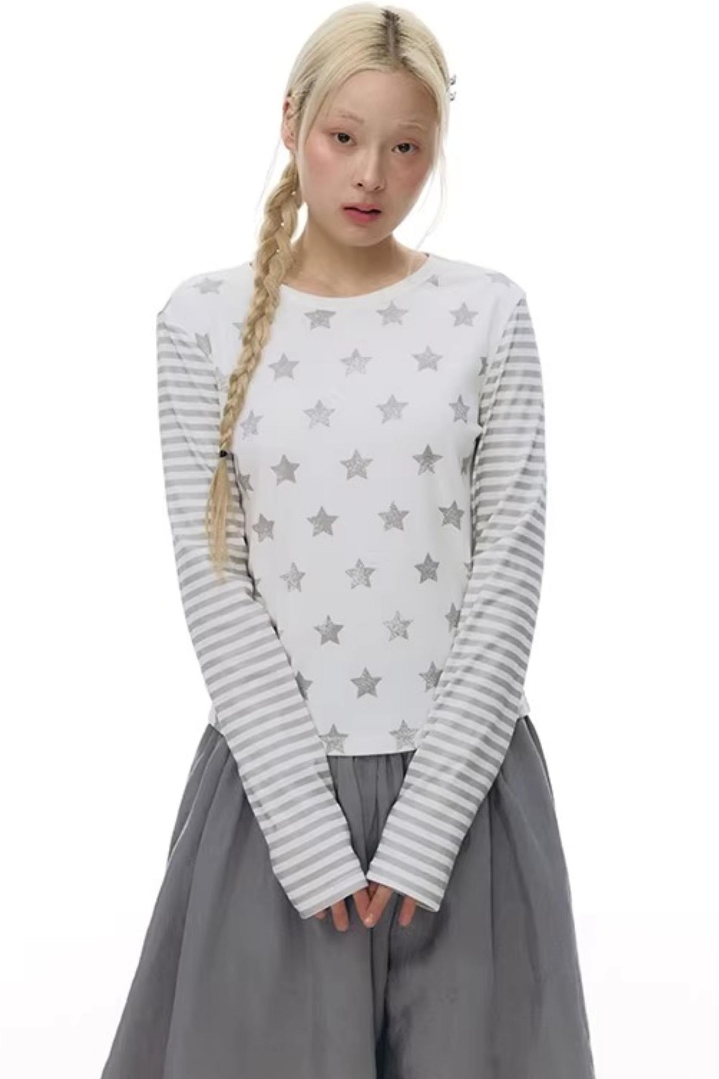 Star Stripe Slim Fit Top