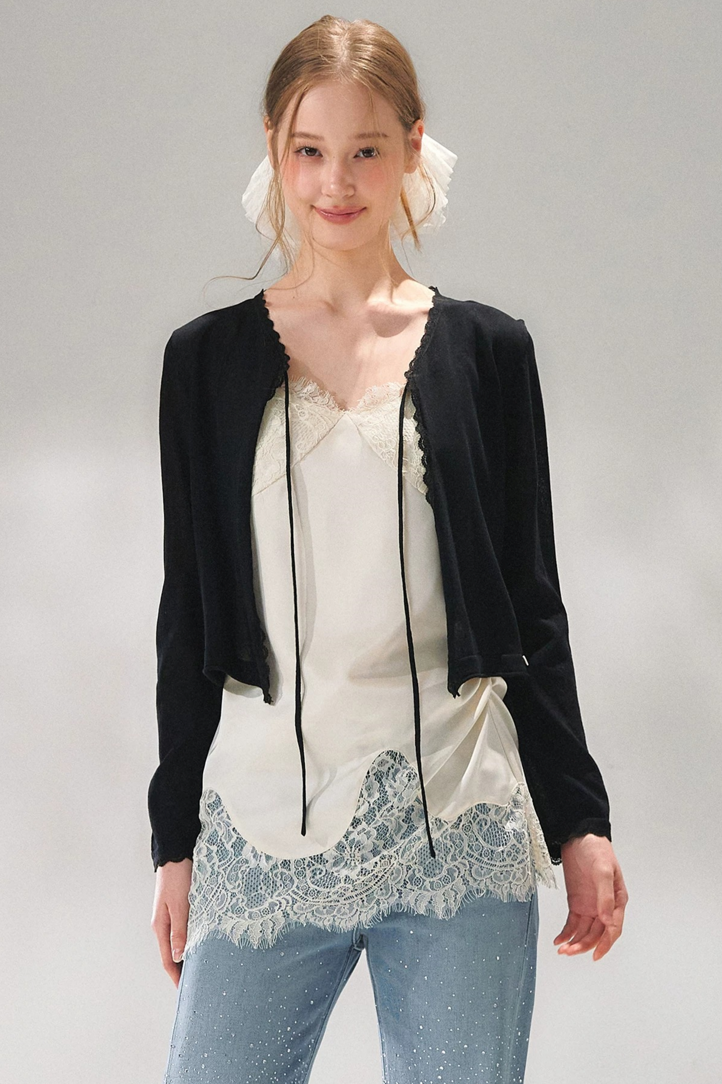 Ice Silk Lace Cardigan