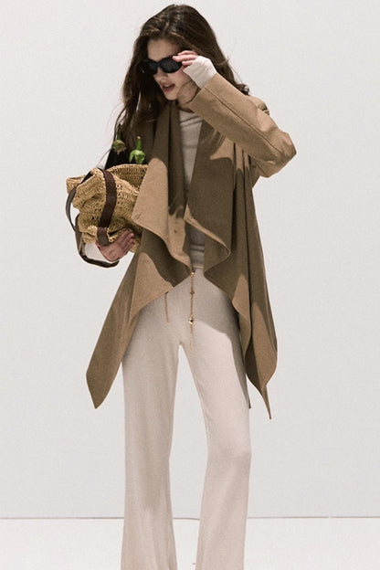 Soft Crewneck Knitwear Trouser Set-Up