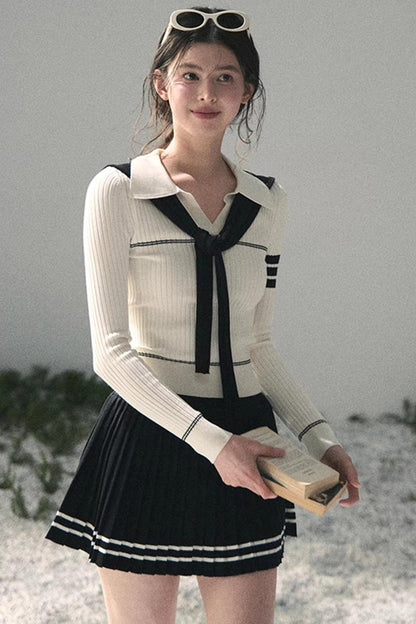 Delhi College Knit Top Set