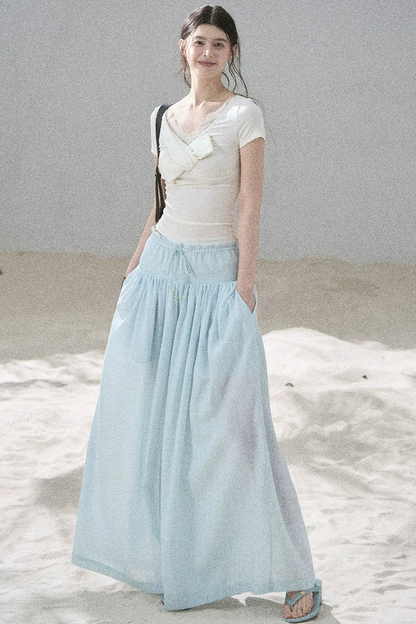 Moonlight Lace V-Neck Dress Set-Up