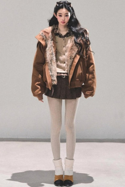 Plush Winter Padded Coat