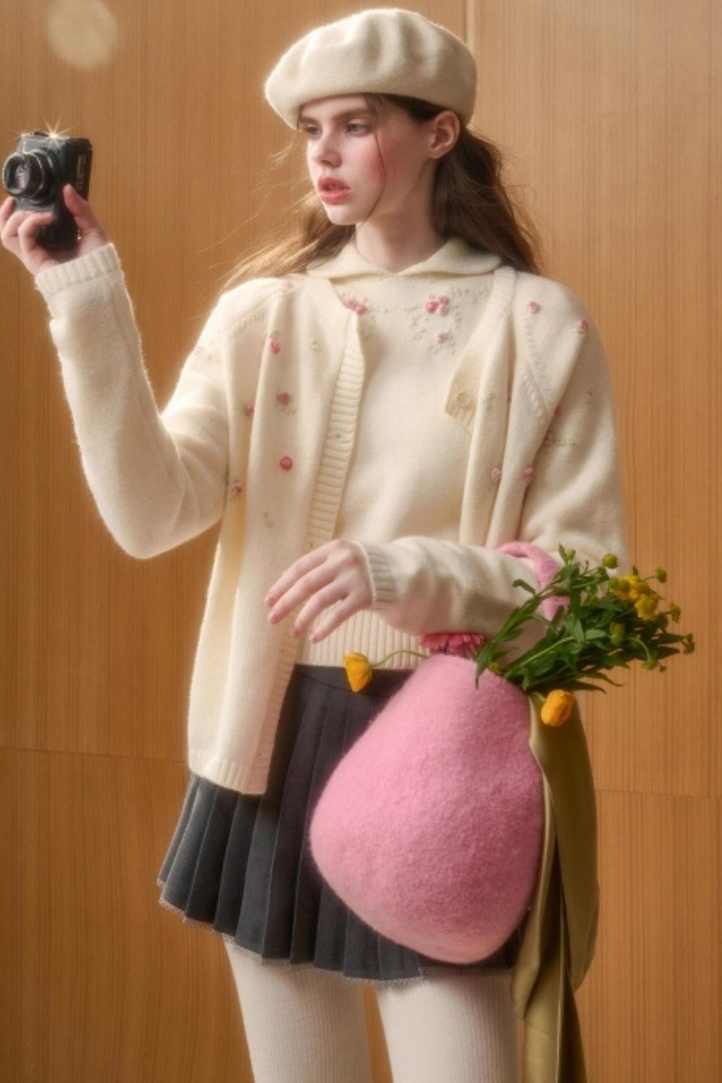 Wool Handmade Embroidered Sweater