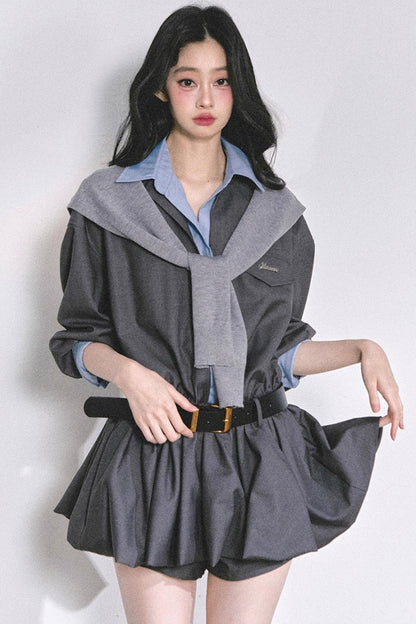 Autumn Bud Slim Dress Set-Up