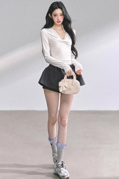 Ancient White Moonlight Lace Top