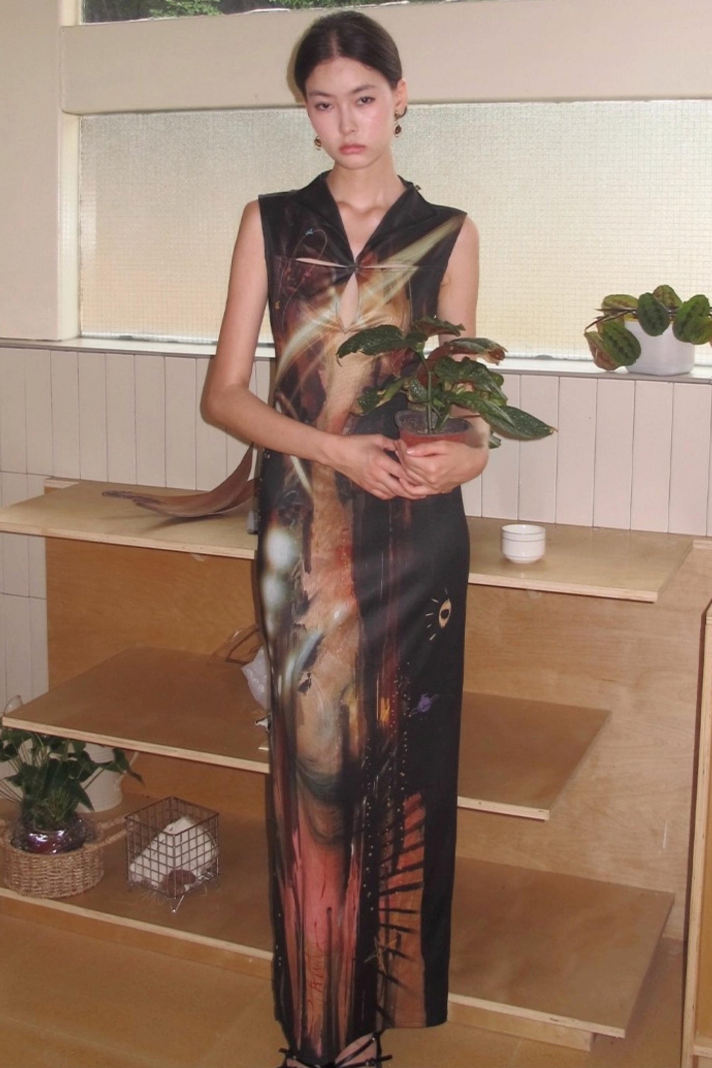 Night City Cheongsam Dress