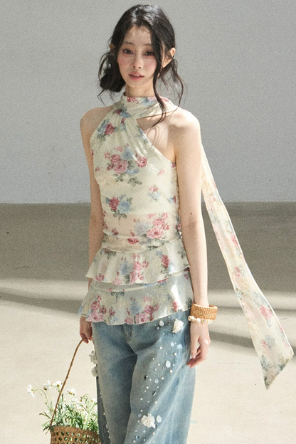 Floral Off-Shoulder Summer Dress Set-Up