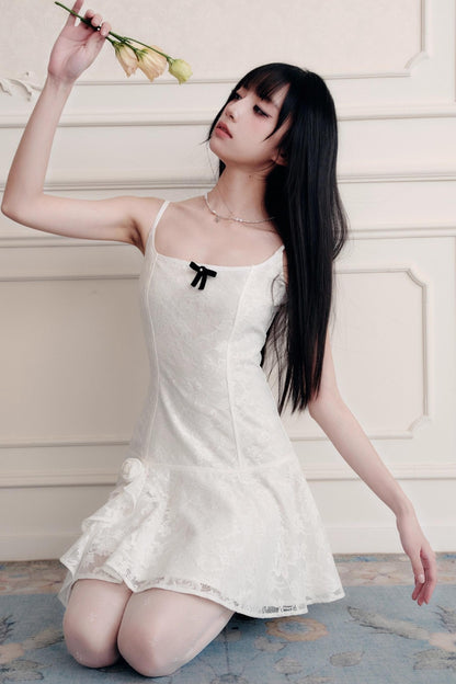 Delicate Moon Lace Dress