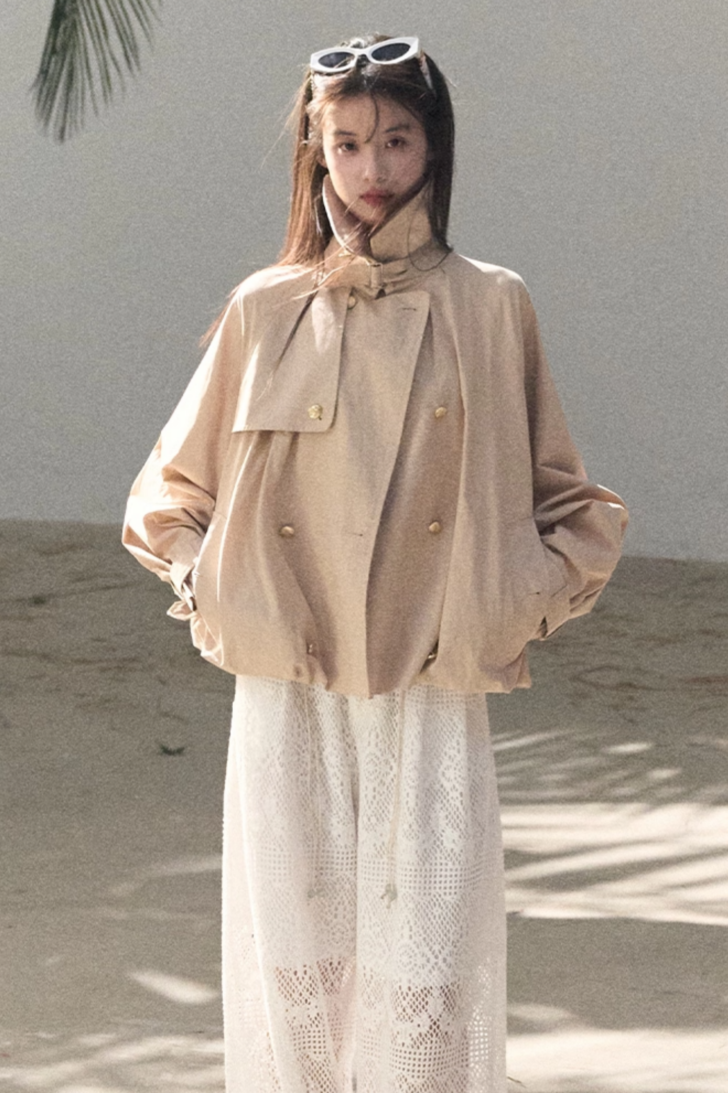 Hollow Crochet Lace Pants