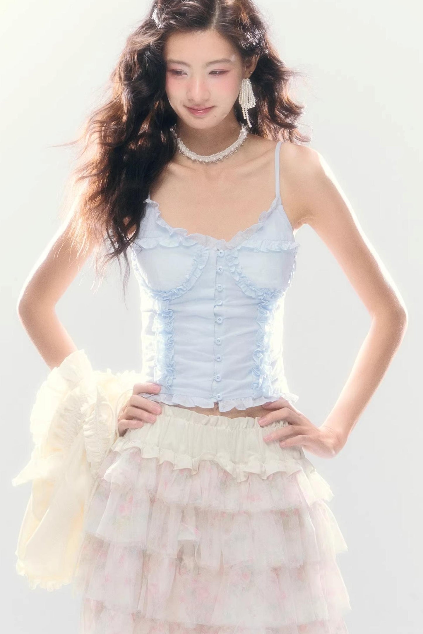 Okinawa Lace Cotton Camisole