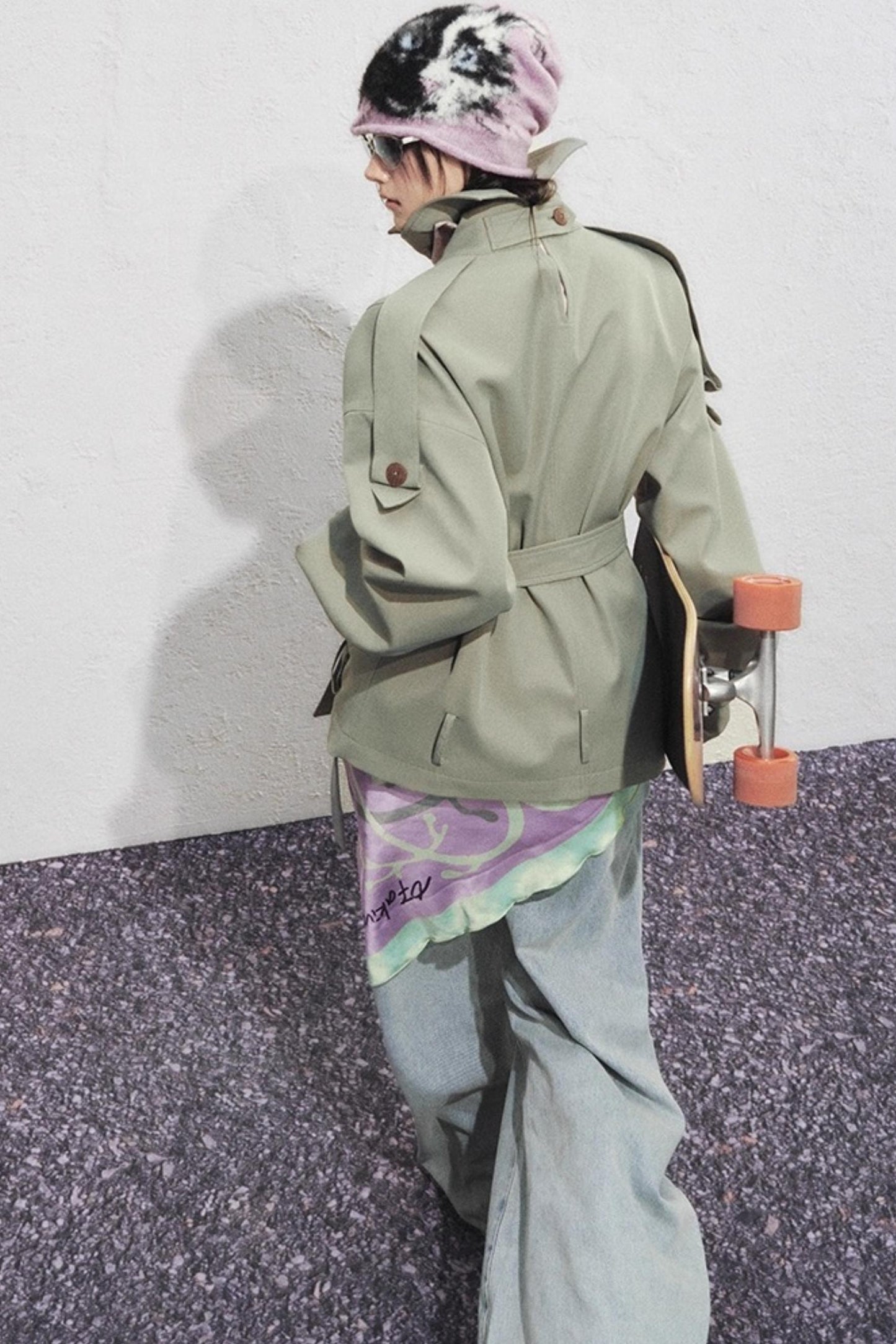 Classic Stand-Up Collar Trench Coat