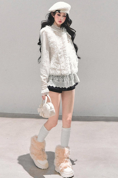 Black Autumn A-Line Shorts