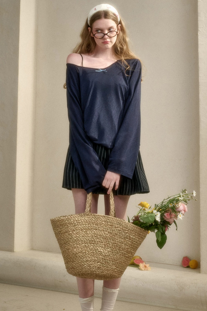 Natural Lyocell Cloud Blouse