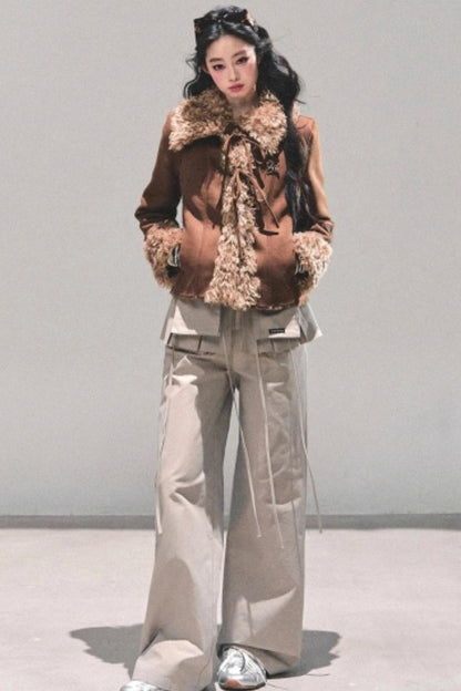 Bella Wide-Leg Workwear Pants