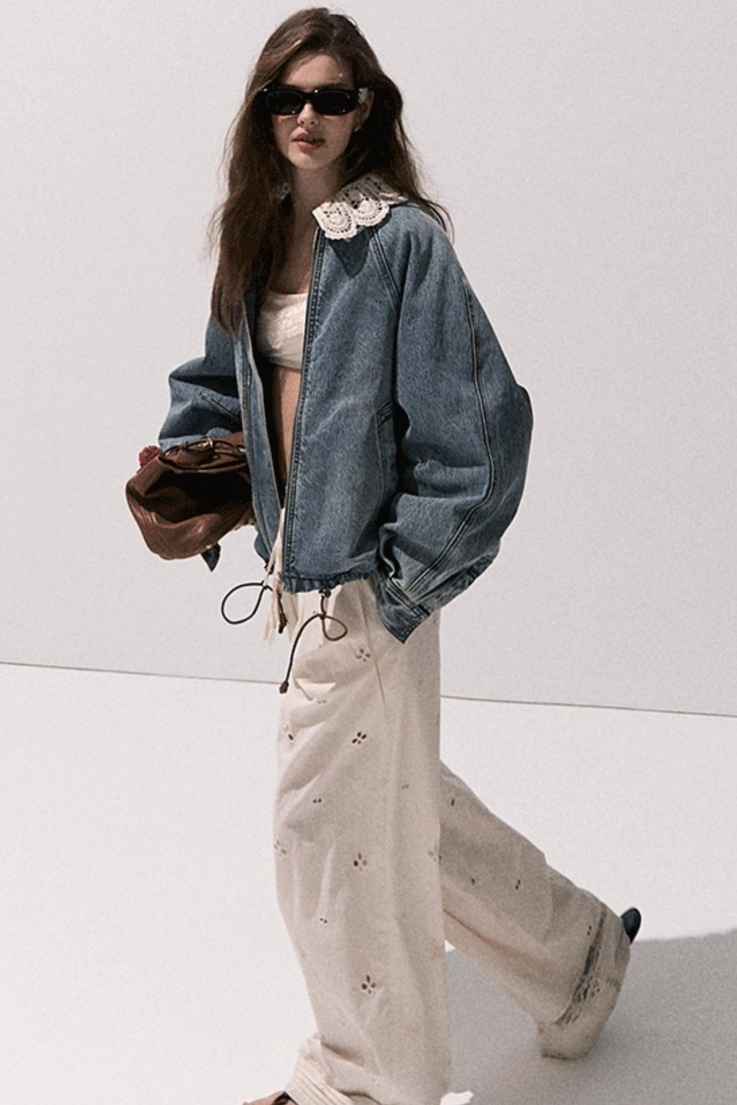 Vintage Braided Denim Jacket Set-Up