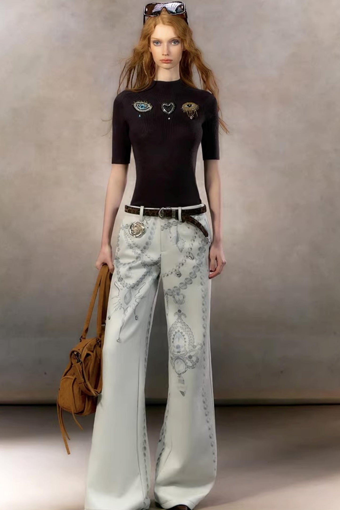 Mysterious Beaded Knit Top