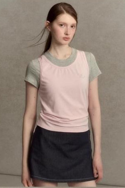 Slim Fit Two-Piece Tee