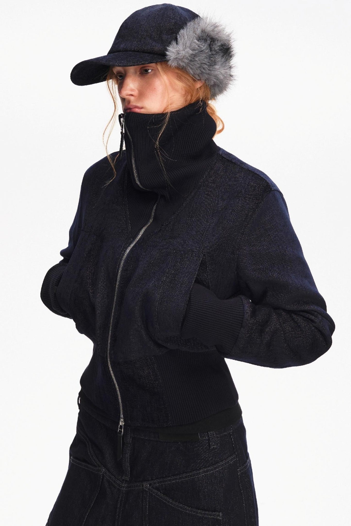 Furry Ear Protection Baseball Cap