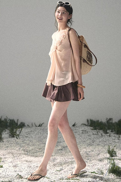 Silent Rose Semi-Sheer Lace T-Shirt