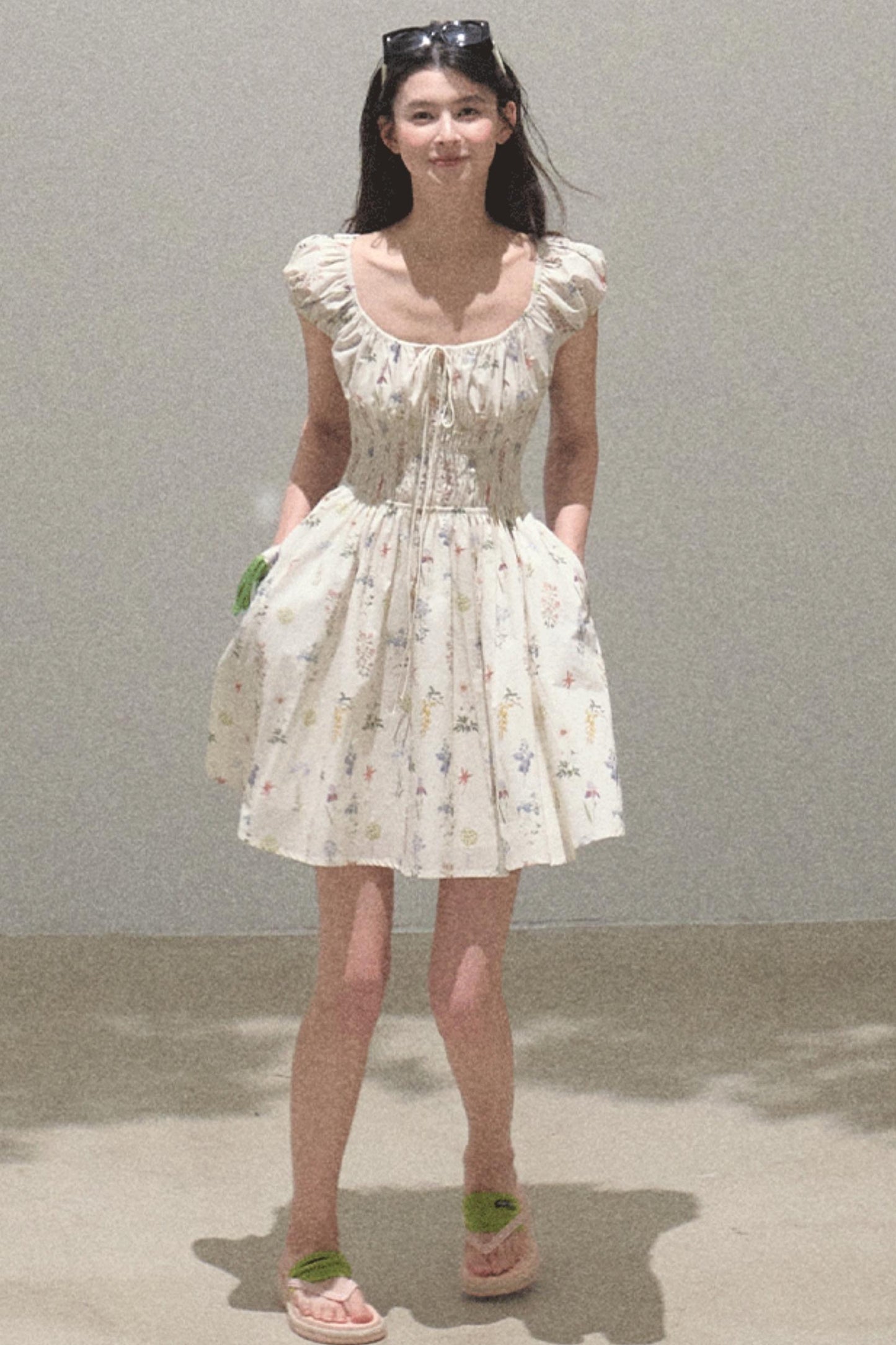 Blissful Tomato Leaf Dress