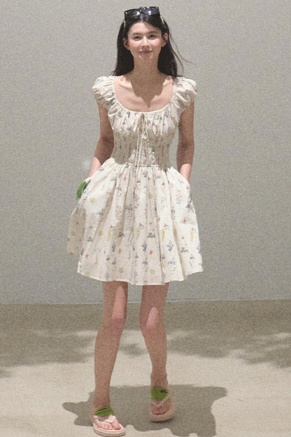 Blissful Tomato Leaf Dress