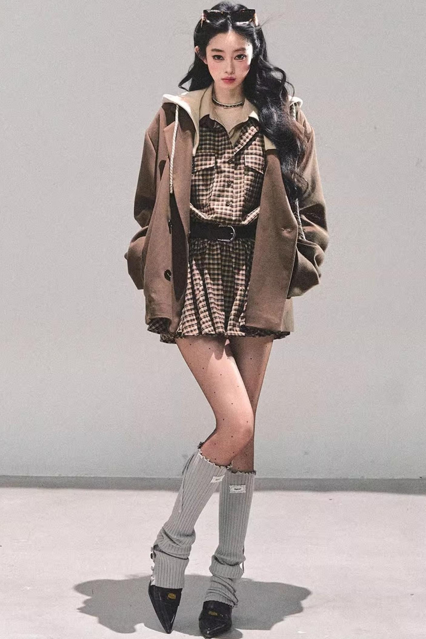 Minimalist Hooded Blazer