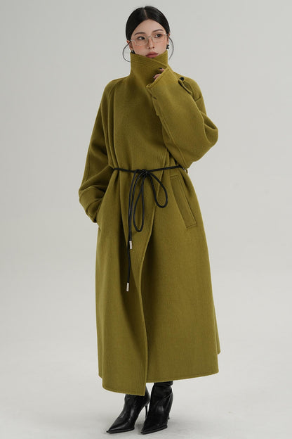 Ultra-High Reversible Wool Coat