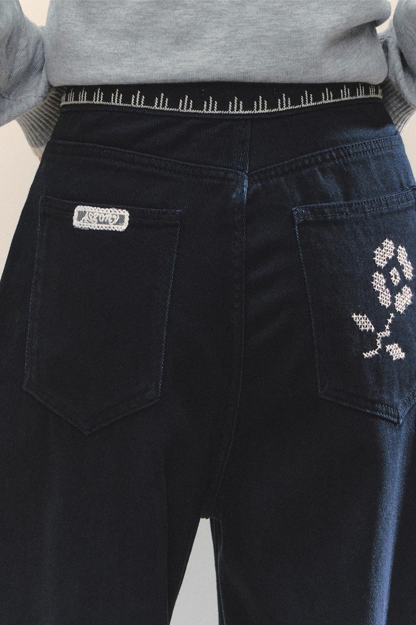 Asymmetrical Denim Jacket Skirt Set-Up