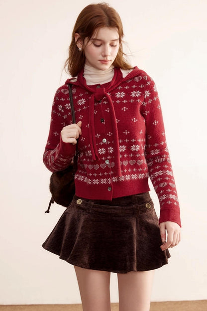 Winter Fair Isle Jacquard Cardigan