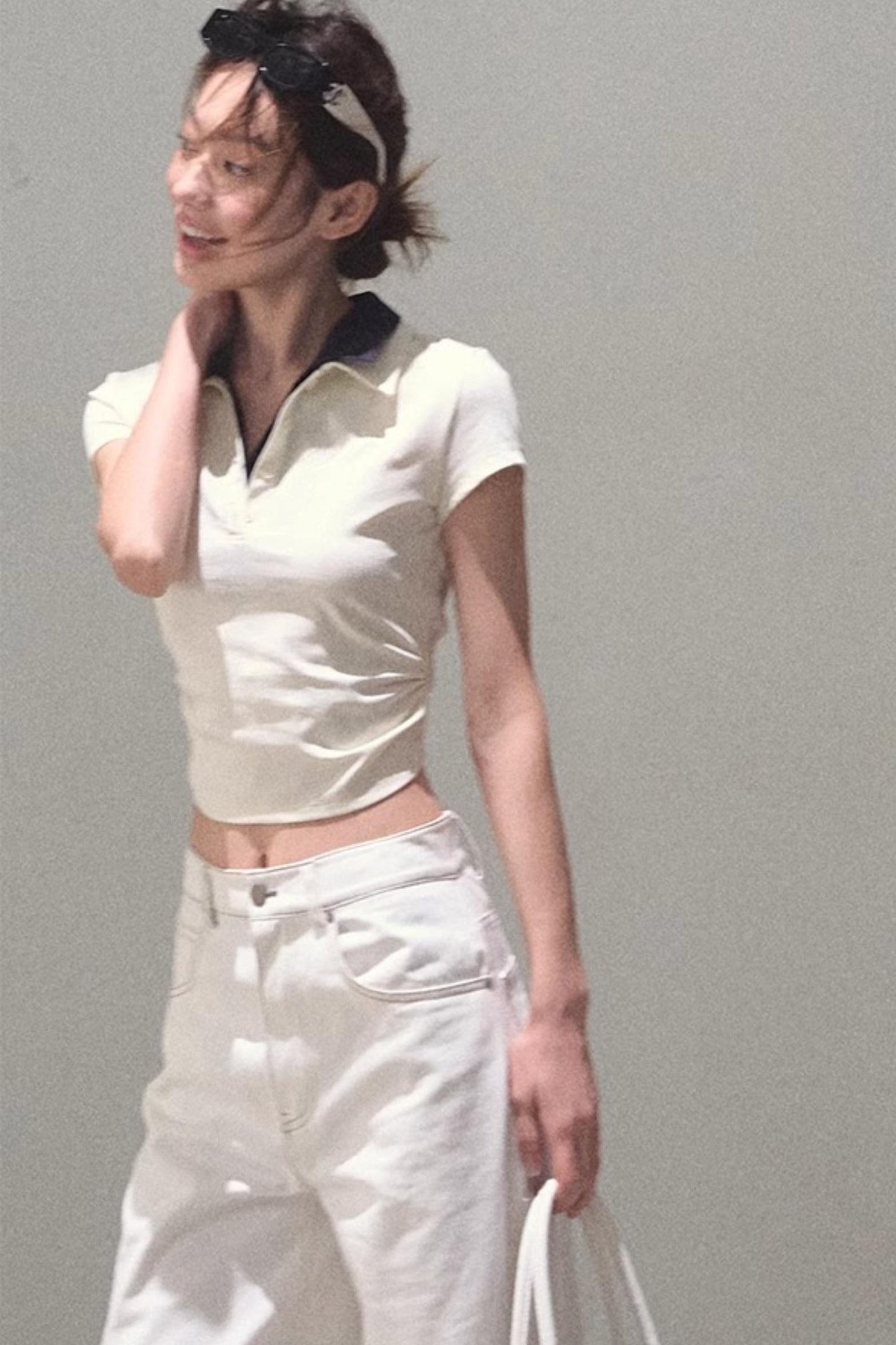 Vintage Lace Poncho Polo Skirt Set-Up