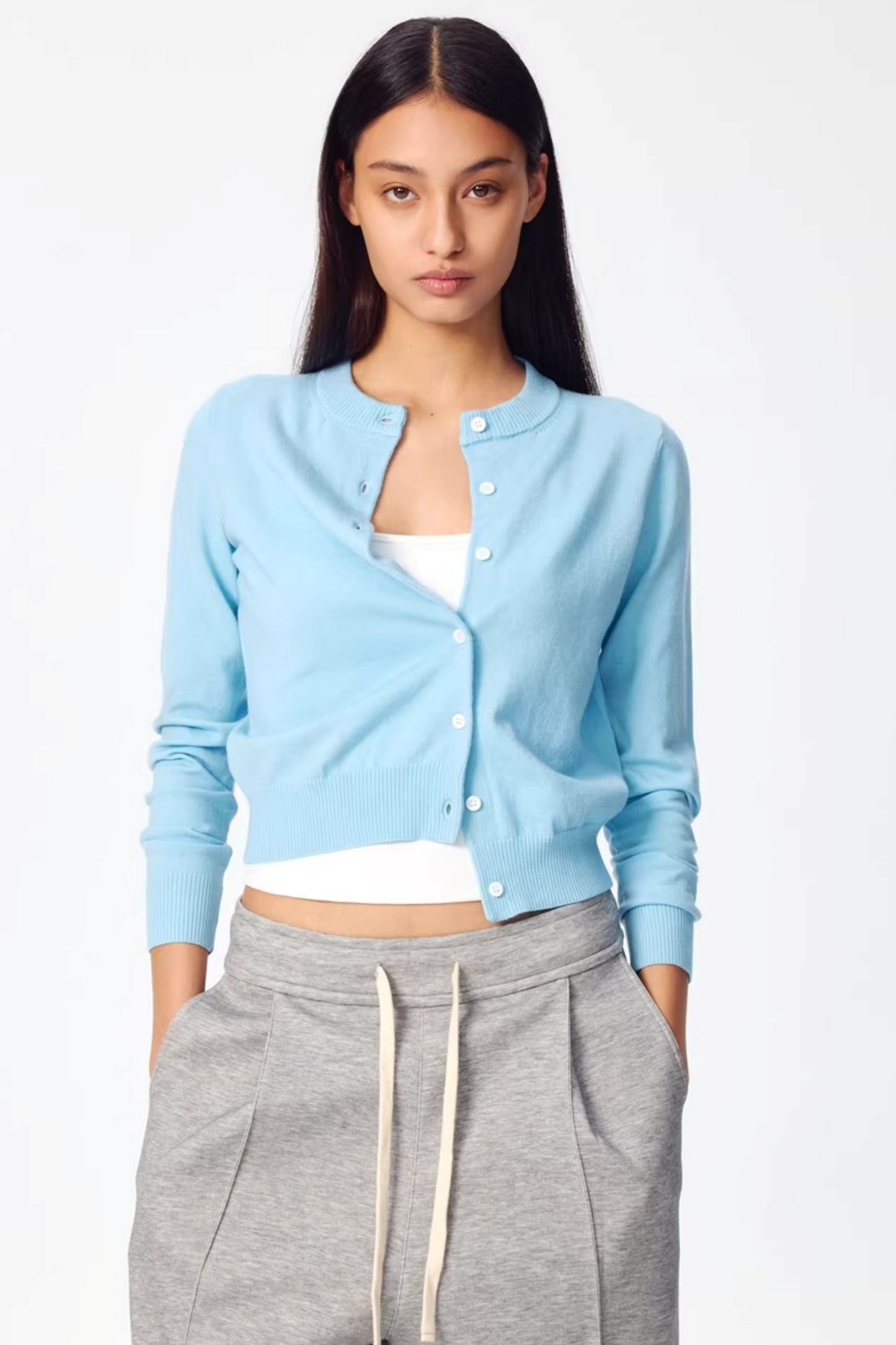 Retro Wool Colorful Cardigan Sweater