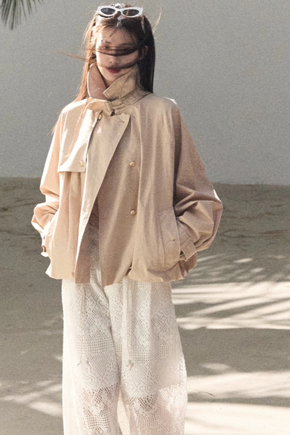 Hollow Crochet Lace Pants