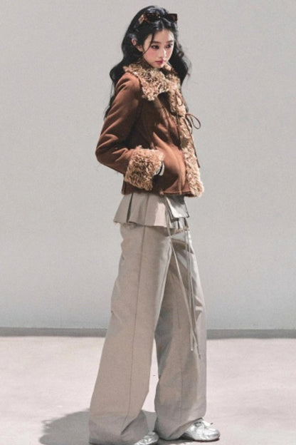 Bella Wide-Leg Workwear Pants