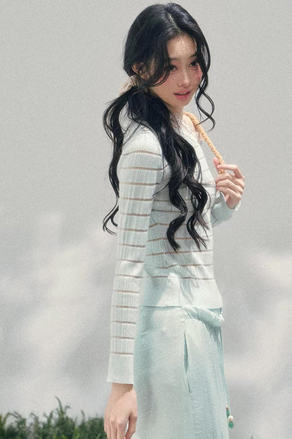 Gentle Glance Knitted Lace Top