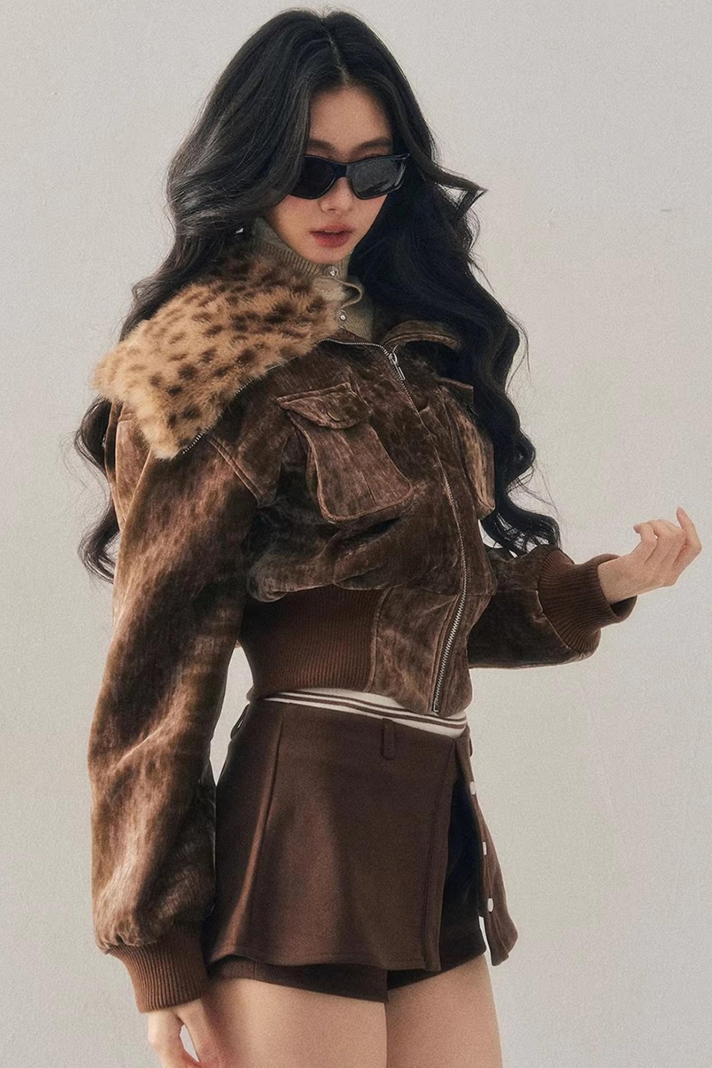 Dreamy Leopard Print Jacket