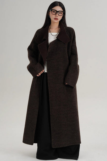 High Neck Wool Coat